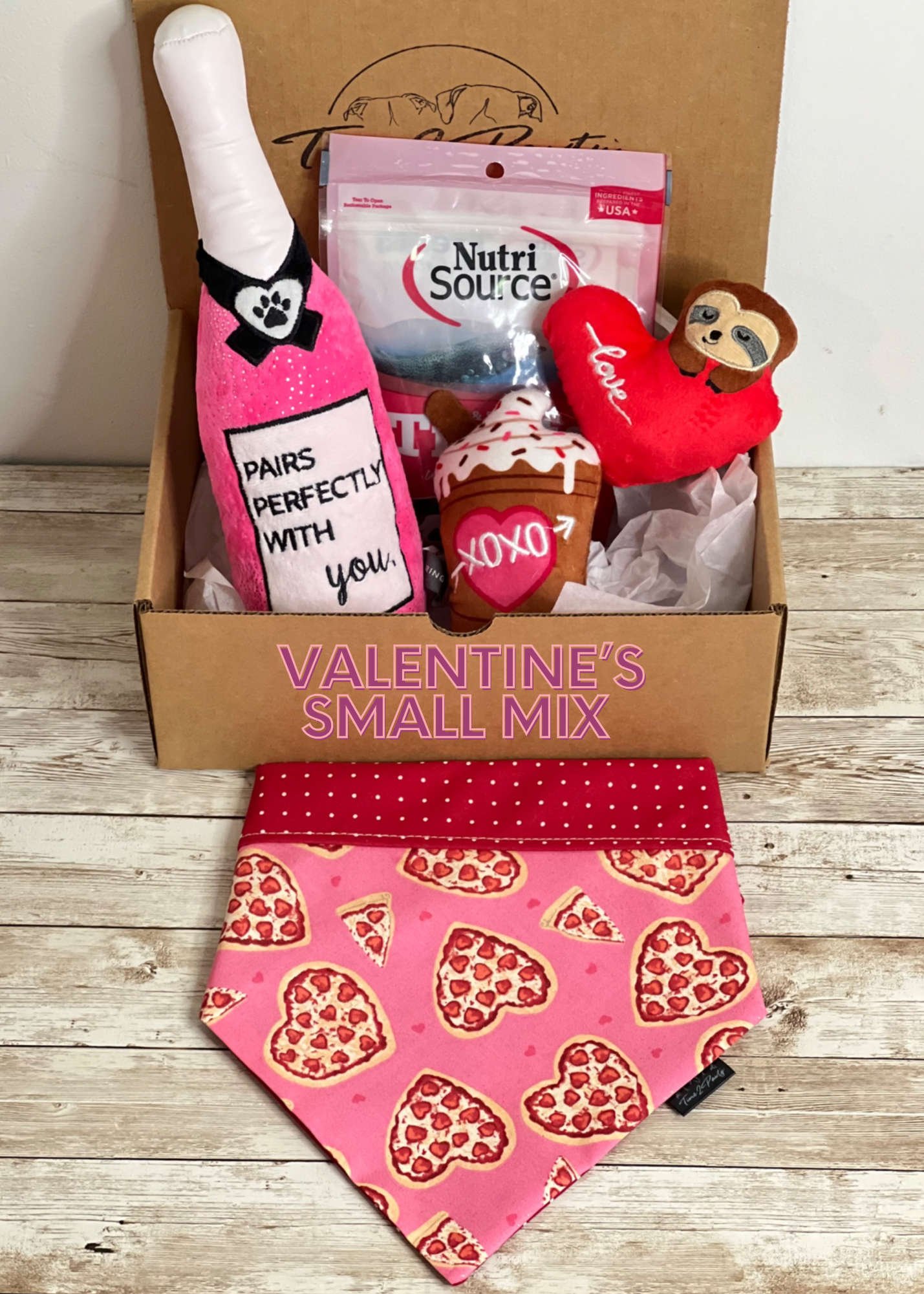 Valentine's Day Small Dog Box