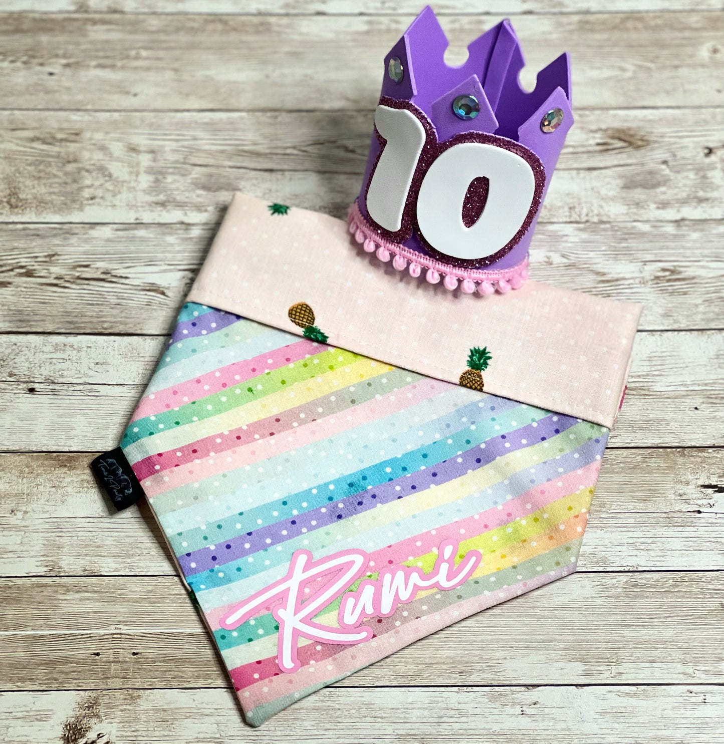 Dog Birthday Bandana & Crown