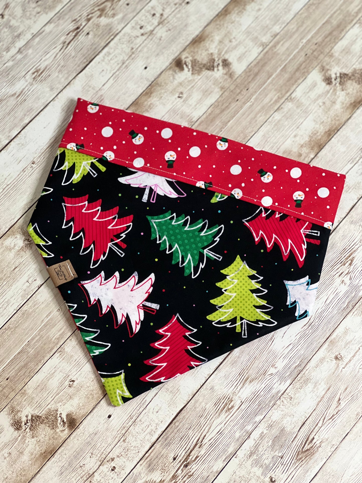 Snowman Trees - Dog Bandana