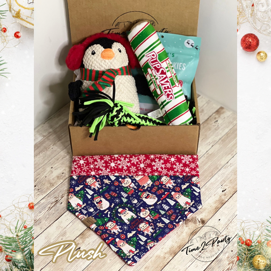 Christmas Dog Box - Plushies