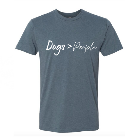 Dogs > People - T-Shirt